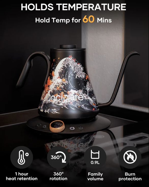 Cocinare FLOW M9 Kettle Wave 900ml