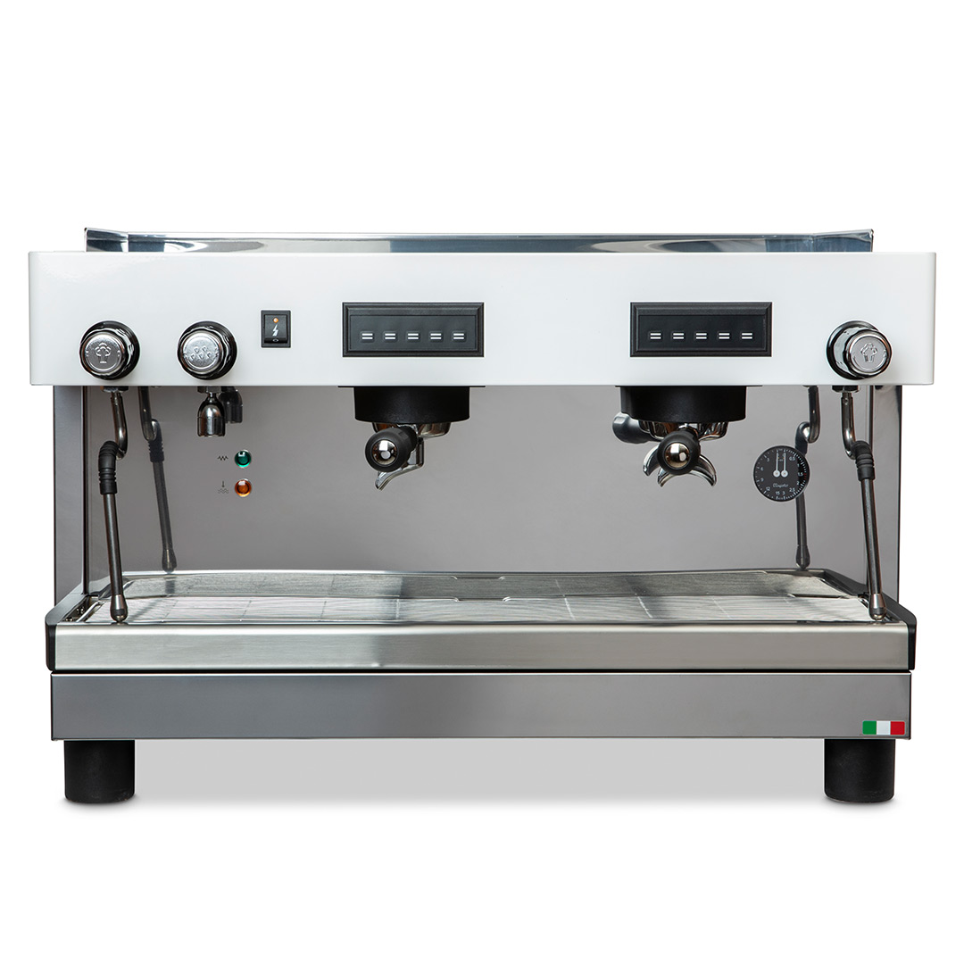 Italian coffee machine, Magister brand, white color, used, Magister brand